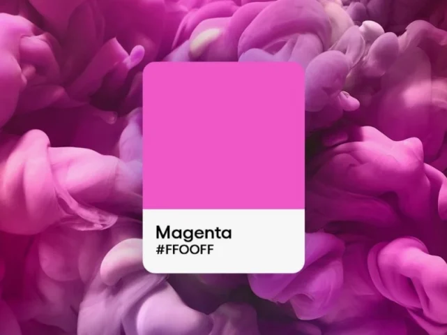Magenta là gì? Khám phá sắc màu độc đáo và ý nghĩa sâu sắc Biểu tượng màu magenta trong thiết kế hiện đại