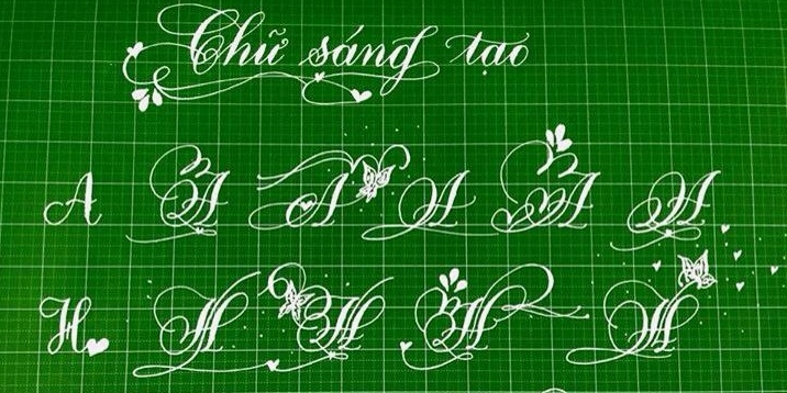 Bộ sưu tập mẫu chữ hoa đẹp và sáng tạo
