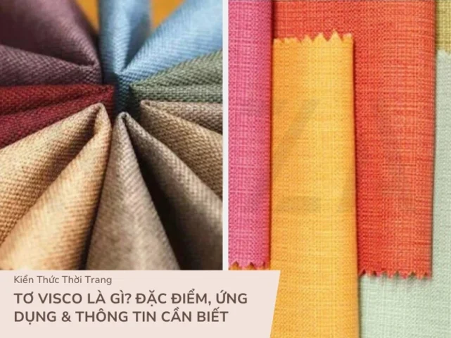 Các sản phẩm thời trang và nội thất làm từ tơ visco