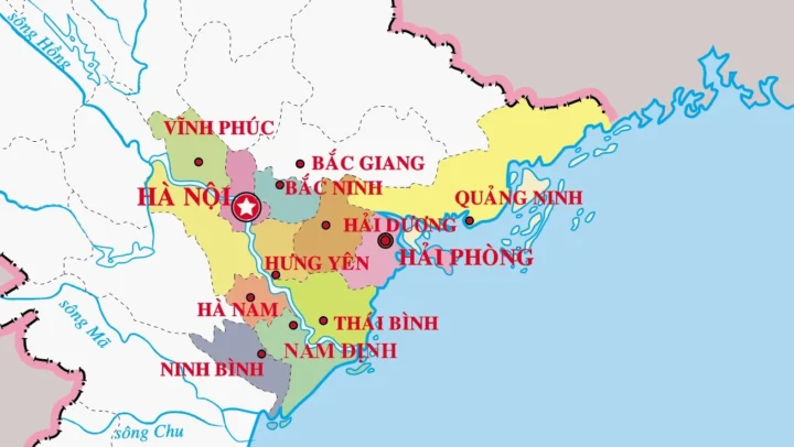 Bản đồ Đồng bằng Sông Hồng 2026: Khám phá tiềm năng và định hướng phát triển Các tỉnh thành thuộc vùng Đồng bằng Sông Hồng