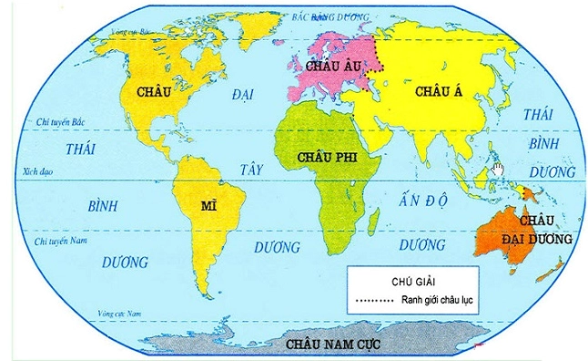 Cảnh biển nhiệt đới với các hòn đảo nhỏ