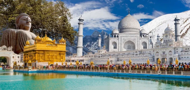 Cảnh quan kiến trúc ấn tượng tại New Delhi