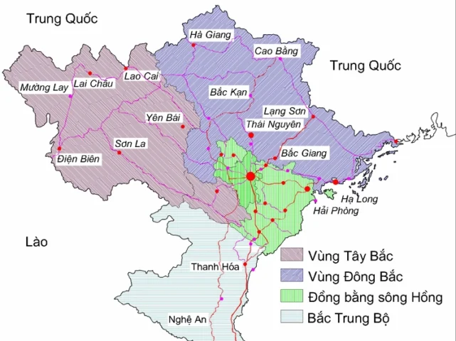 Cảnh quan núi đá và bản làng Hà Giang
