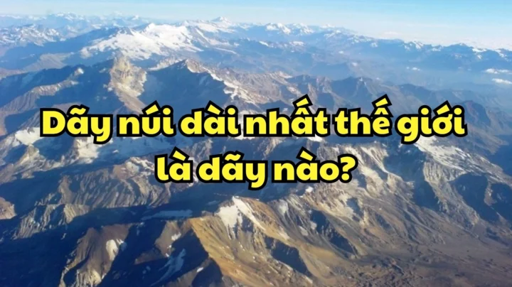 Cảnh quan sông băng đang tan chảy ở dãy Andes