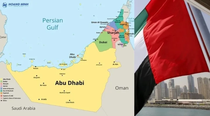 UAE là quốc gia nào? Giải đáp thắc mắc chi tiết 2026 Cờ của Các Tiểu vương quốc Ả Rập Thống nhất