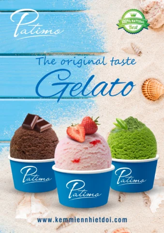 Cửa hàng bán kem gelato tại Ý