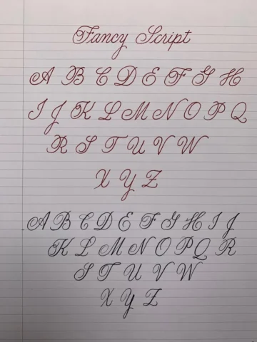 Font chữ hoa sáng tạo phong cách vintage