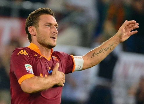 Francesco Totti trong màu áo AS Roma