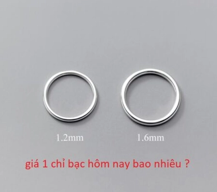 Giá 1 chỉ bạc hôm nay bao nhiêu