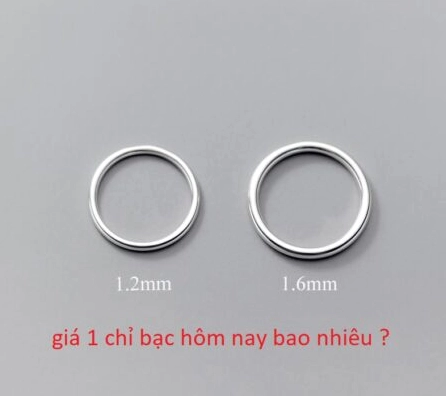 Giá bạc 1 chỉ hôm nay bao nhiêu?