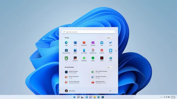 Giao diện đa nhiệm với Snap Layouts trên Windows 11