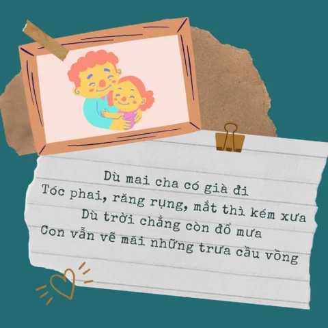 4 câu thơ về cha: Nguồn cảm hứng bất tận cho tình yêu thương Hình ảnh kỷ niệm về cha