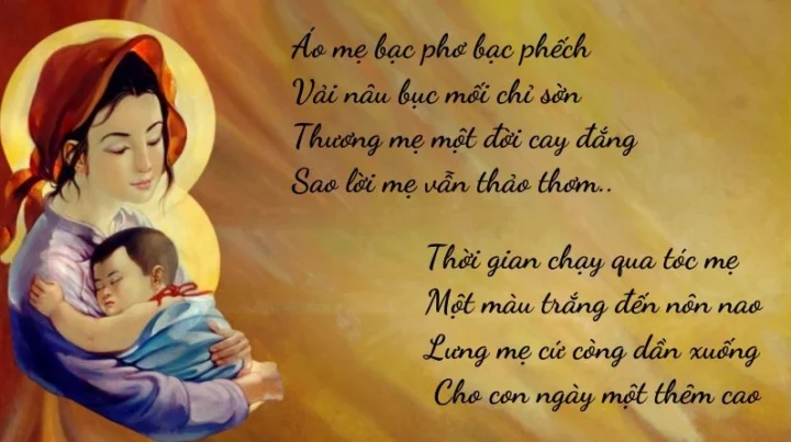 Hình ảnh mẹ hát ru con