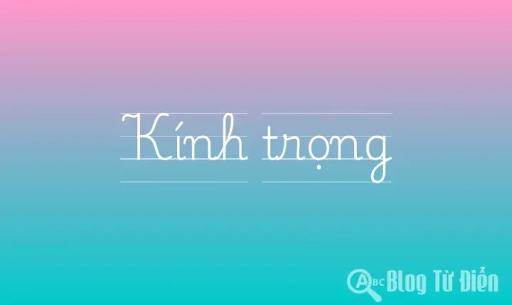 Hình ảnh minh họa khái niệm kính trọng