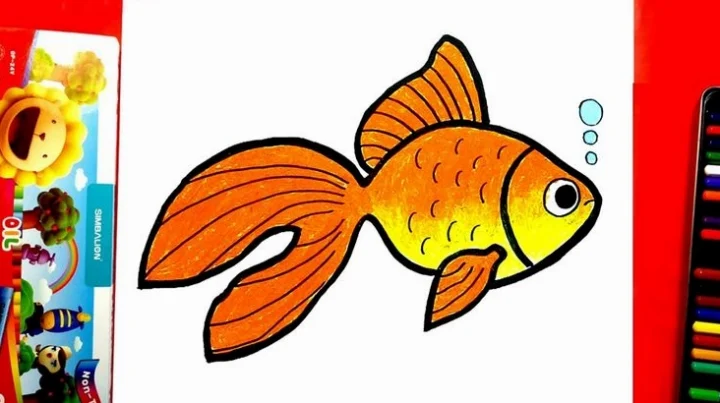 Bí Quyết Vẽ Con Cá Đẹp: Hướng Dẫn Chi Tiết Cho Người Mới Bắt Đầu 2026 Hình ảnh minh họa một chú cá cảnh nhiều màu sắc