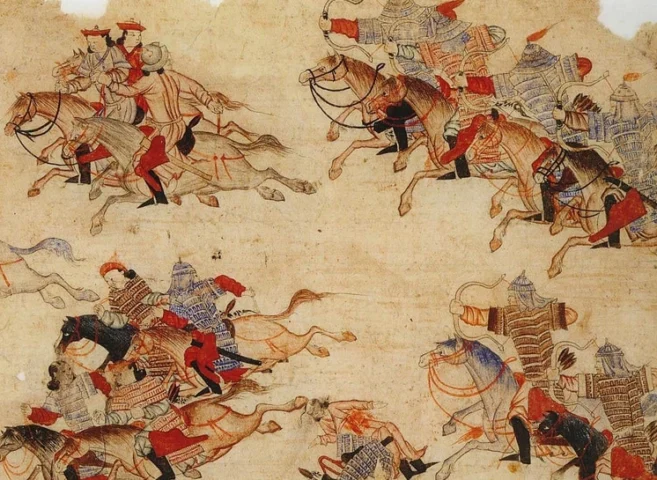 Hình ảnh mô phỏng quân Mông Cổ