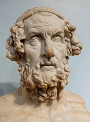 Ai là tác giả của hai bộ sử thi I-li-át và Ô-đi-xê? Hình ảnh Odysseus trên biển trong sử thi Ô-đi-xê