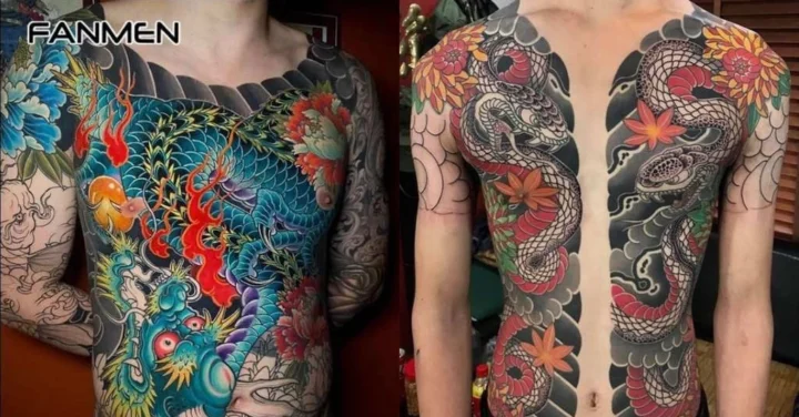 Top 50+ Mẫu Hình Xăm Bụng Nam Ấn Tượng Nhất 2026 Hình xăm full bụng nam với họa tiết rồng ấn tượng