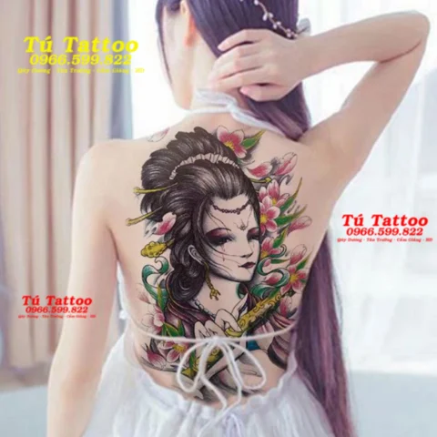 Hình Xăm Full Lưng Cho Nữ: Xu Hướng 2026 & Ý Nghĩa Sâu Sắc Hình xăm full lưng cho nữ với chủ đề tâm linh và phong thủy