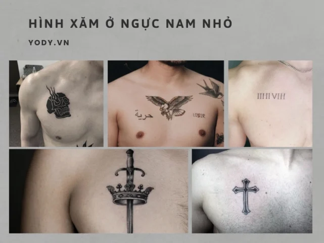 Top Hình Xăm Ngực Nam Đơn Giản, Ý Nghĩa Cho Năm 2026 Hình xăm ngực nam nhỏ tinh tế