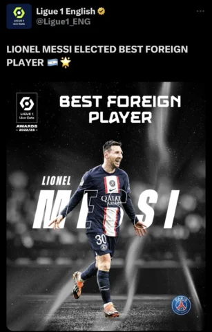 Kylian Mbappe và Lionel Messi cùng ăn mừng