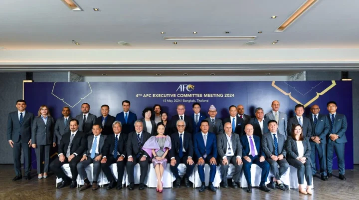 Lãnh đạo AFC trong một cuộc họp