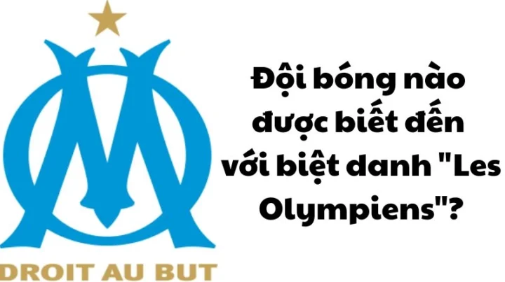 Logo Olympique de Marseille với biệt danh Les Olympiens
