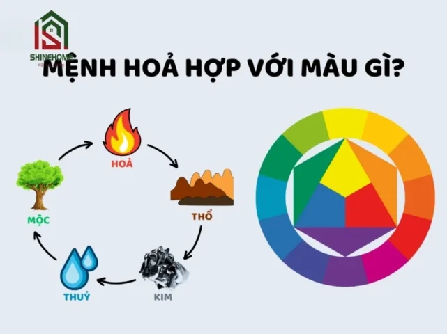 Màu nâu thuộc hành Thổ trong phong thủy