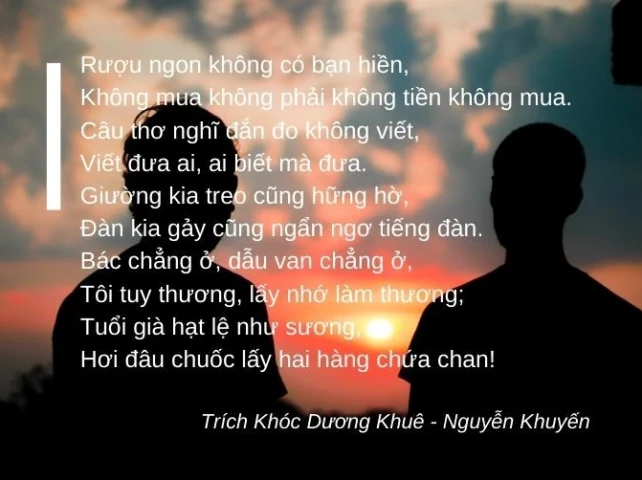 Minh họa bài thơ Song Thất Lục Bát