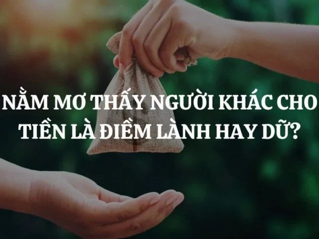 Mơ thấy sếp cho tiền