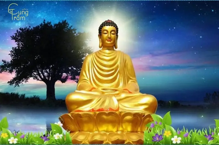 Nhiều vị Phật xuất hiện trên bầu trời trong giấc mơ
