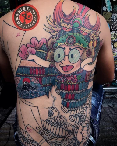 Nobita mặc Kimono phong cách Nhật cổ