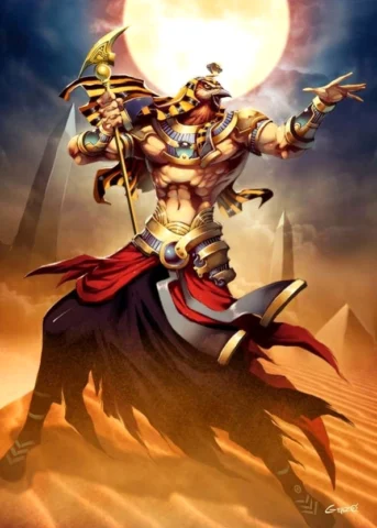 Nữ thần Isis và thần Horus