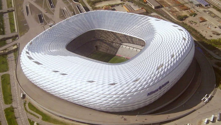 Toàn cảnh Allianz Arena từ trên cao