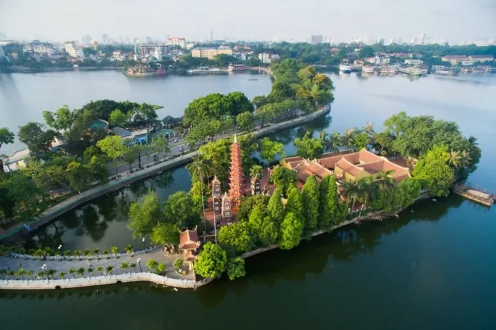 Chùa Trấn Quốc Nằm Ở Đâu Tại Việt Nam? Khám Phá Di Sản Văn Hóa Toàn cảnh Tháp Cửu Phẩm Liên Hoa tại chùa Trấn Quốc