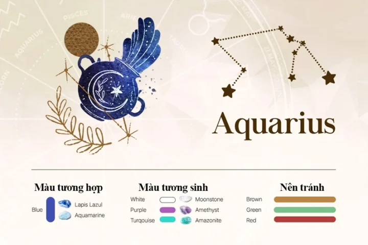 Bảo Bình Hợp Màu Gì 2026: Khám Phá Sắc Màu May Mắn Nhất Trang phục màu sắc cho Bảo Bình