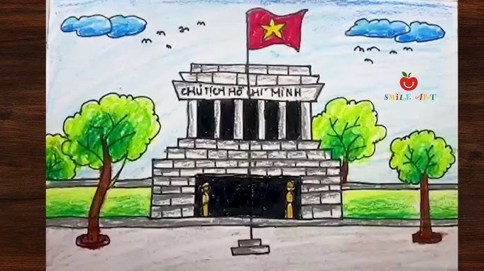 Vẽ Tranh Hà Nội Đơn Giản: Hướng Dẫn Chi Tiết 2026 Vẽ Cầu Thê Húc Hà Nội đơn giản