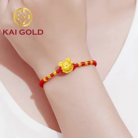 Kiêng kỵ khi đeo vòng chỉ đỏ: Bí quyết giữ may mắn 2026 Vòng tay phong thủy kết hợp vàng và đá