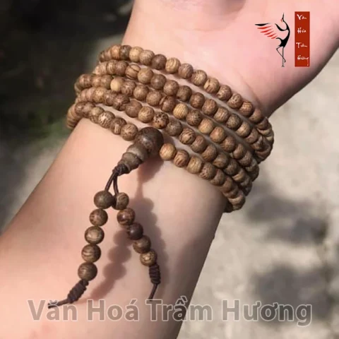Vòng trầm hương 216 hạt