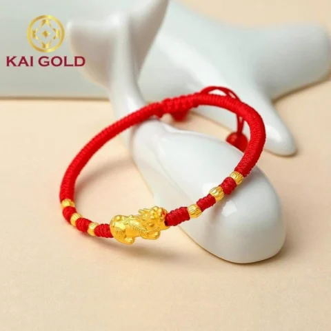 Kiêng kỵ khi đeo vòng chỉ đỏ: Bí quyết giữ may mắn 2026 Vòng Tỳ Hưu chỉ đỏ