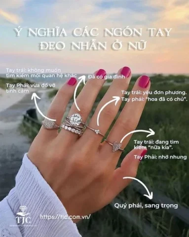 Ý nghĩa đeo nhẫn ngón áp út nữ